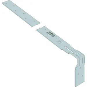 Simpson Strong Tie Heavy Engineered Bent Steel Strap Silver (100cm)