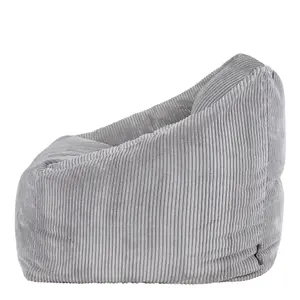 icon Morgan Corduroy Armchair Bean Bag Grey Giant Bean Bag Chair