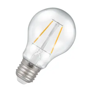 Crompton Lamps LED GLS 4.2W E27 Filament (5 Pack) Warm White Clear (40W Eqv)