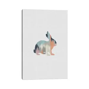 Pastel Rabbit by Orara Studio - Wrapped Canvas Gallery-Wrapped Canvas Giclée 45.72cm H x 30.48cm W x 1.91cm D