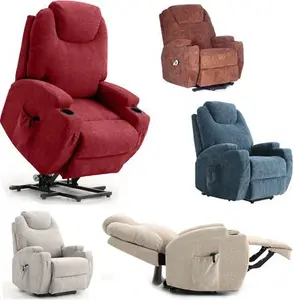 Burlington Fabric Dual Motor Riser Recliner Chair