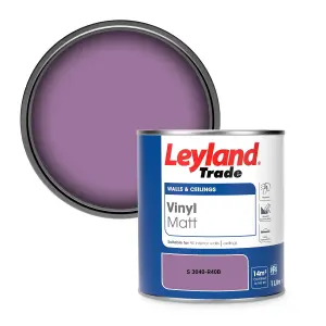 Leyland Trade Vinyl Matt Walls & Ceilings Emulsion Paint (S 3040-R40B) 1L