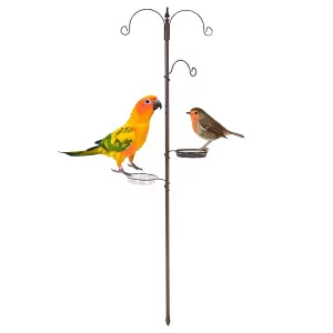 Traditional Bird Feeding Station Kit With Metal Mesh Feeder