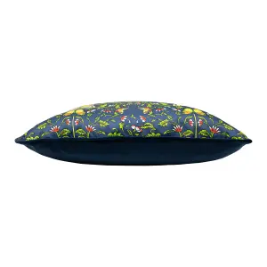 Paoletti Potage Botanical Piped Polyester Filled Cushion