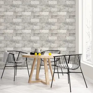 Galerie Organic Textures Grey Organic Stone Textured Wallpaper