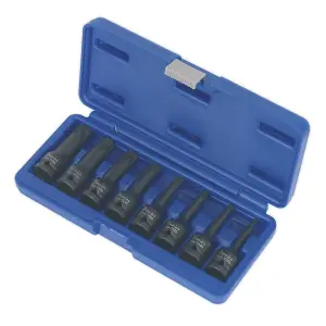 Sealey Impact TRX-Star Set 8 Pieces 1/2" Square Drive Tool Kit 78mm AK5602