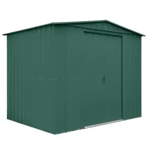 8 x 6 Premier Apex Metal Garden Shed - Heritage Green (8ft x 6ft / 8' x 6' / 2.4m x 1.8m)