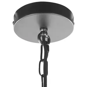 Metal 4 Light Pendant Lamp Black WANCHET