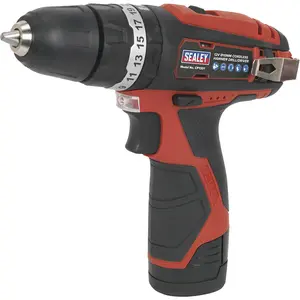 Cordless Hammer Drill Driver Kit - 12V 1.5Ah Lithium-ion Battery - 10mm Chuck