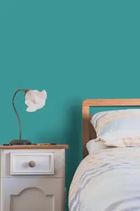 Leyland Trade Vinyl Soft Sheen Walls & Ceilings Emulsion Paint Turquoise Blue (RAL 5018) - 5L