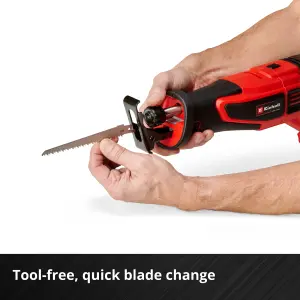 Einhell Cordless Reciprocating Saw Recip 18V Brushless Power X-Change Includes Saw Blade TP-AP 18/28 Li BL-Solo - Body Only