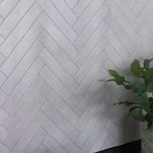 d-c-fix Grey Chevron 3D Splashback Wallpaper for Kitchen and Bathroom 4m(L) 67.5cm(W)