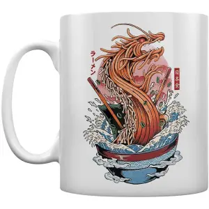 Ilustrata Dragon Ramen Mug White (One Size)