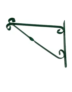 16 Inch Green Hanging Basket Bracket