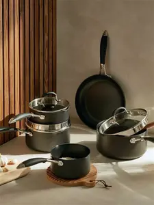 John Lewis 'The Pan' Aluminium Non-Stick Pan Set, 5 Piece