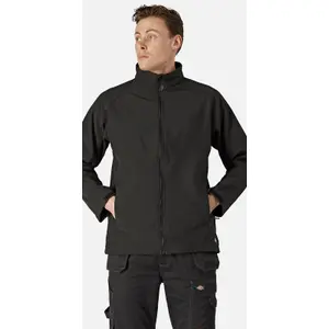 Dickies Waterproof Softshell Work Jacket Black - M