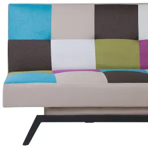 Retro Sofa Bed Multicolour LEEDS