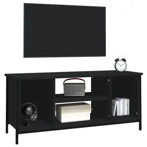 Berkfield TV Cabinet Black 102x35x45 cm Engineered Wood