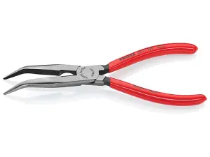 Knipex Bent Snipe Nose Side Cutting Pliers PVC Grip 200mm (8in)