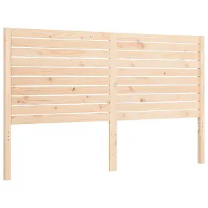 Berkfield Bed Frame with Headboard 160x200 cm Solid Wood