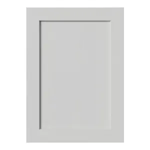 Tydeman Matt grey Shaker Appliance Cabinet door (W)600mm (H)687mm (T)20mm