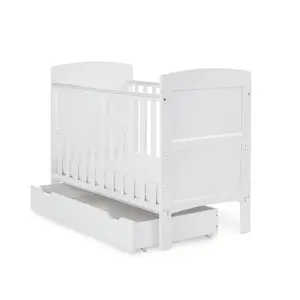 Grace Mini Cot Bed & Underdrawer White