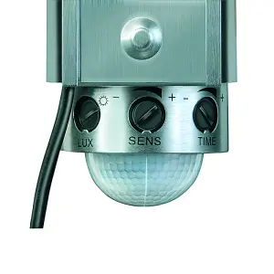 Brennenstuhl Solar-Powered Floodlight Light Security Light With PIR Motion Sensor - Aluminium