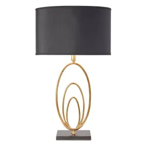 Luminosa Vilana Table Lamp Gold Leaf, E27