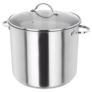 Judge 28cm Silver Stockpot, 13 Litre