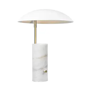 Nordlux DFTP Mademoiselles Indoor Living Dining Bedroom Table Lamp In White (Diam) 32cm