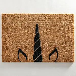 Unicorn Horn Doormat - Regular 60x40cm