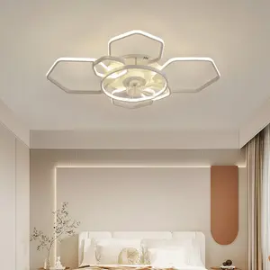 Briyon Ceiling Fan with LED Lights White