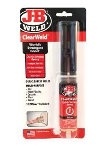 J-B Weald ClearWeld Epoxy Adhesive