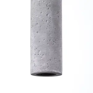 Pastelo Concrete Grey 1 Lights Modern Pendant Ceiling Light