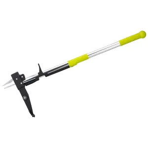 Long Handled Robust Stainless Steel Weed Puller Claw Grabber.