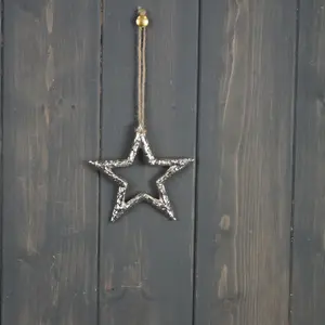 The Satchville Gift Company Silver Metal Star