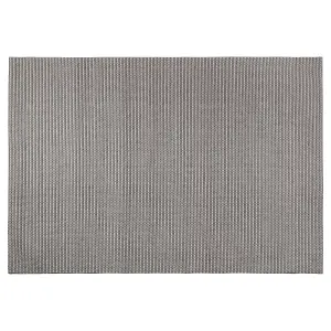 Wool Area Rug 140 x 200 cm Dark Grey KILIS