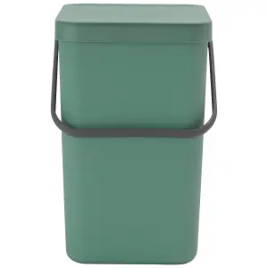 Brabantia Sort & Go Standard Fir Green Plastic Recycling bin - 25L Freestanding