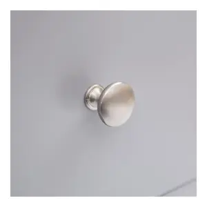 Biccari 2 Drawer Bedside Table Chrome Knob