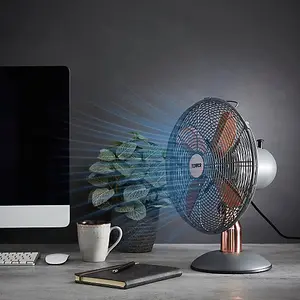 Tower T611000G Cavaletto 12 Metal Desk Fan