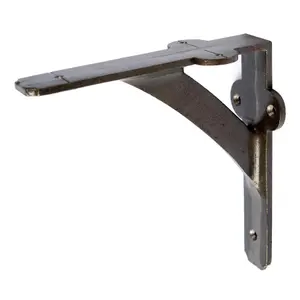 Hammer & Tongs Iron Shelf Bracket - D150mm - Raw - Pack of 4