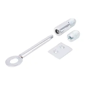 Sash Heritage Slim Sash Stop with Key & 2 Inserts -20mm - Polished Chrome