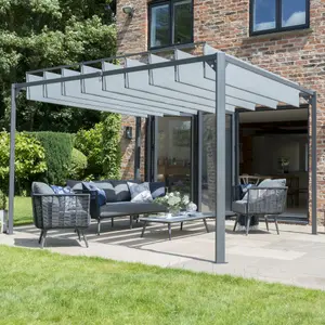 Norfolk Leisure Pandora Square Pergola, (H)2260mm (W)3000mm