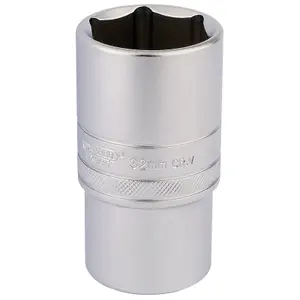 Draper 1/2" Square Drive 6 Point Metric Deep Socket 32mm 16660