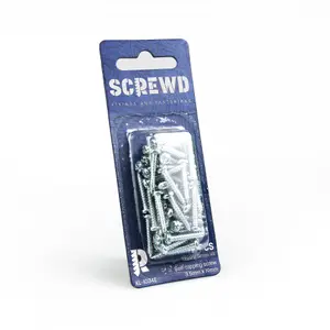 SCREWD Self-Tapping Screw for Crafts, DIY, Hobbies and Construction - 3.5mm x 19mm - Pack of 220