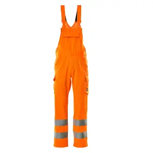 Mascot Safe Light One-Tone Bib & Brace (Hi-Vis Orange)  (36.5) (Leg Length - Long)