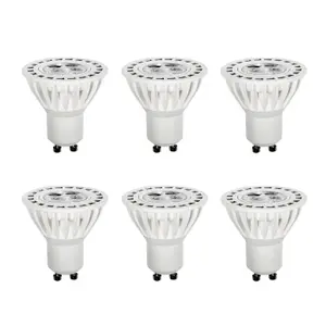 LAP 6PC Warm White LED Light Bulbs 5W MR16 GU10 330lm