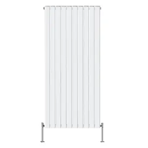 Right Radiators 1800x680 mm Vertical Double Flat Panel Designer Radiator White