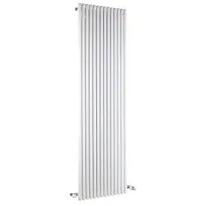 Ximax Supra SU180055W White Vertical Designer 4553BTU Radiator, (W)550mm x (H)1800mm