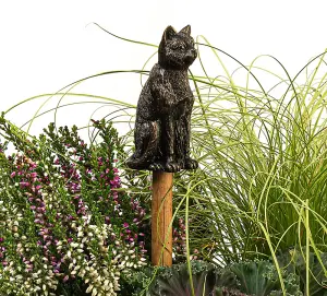 Cat Cane or Stake Topper Pot Buddy - L4 x W3.5 x H8 cm